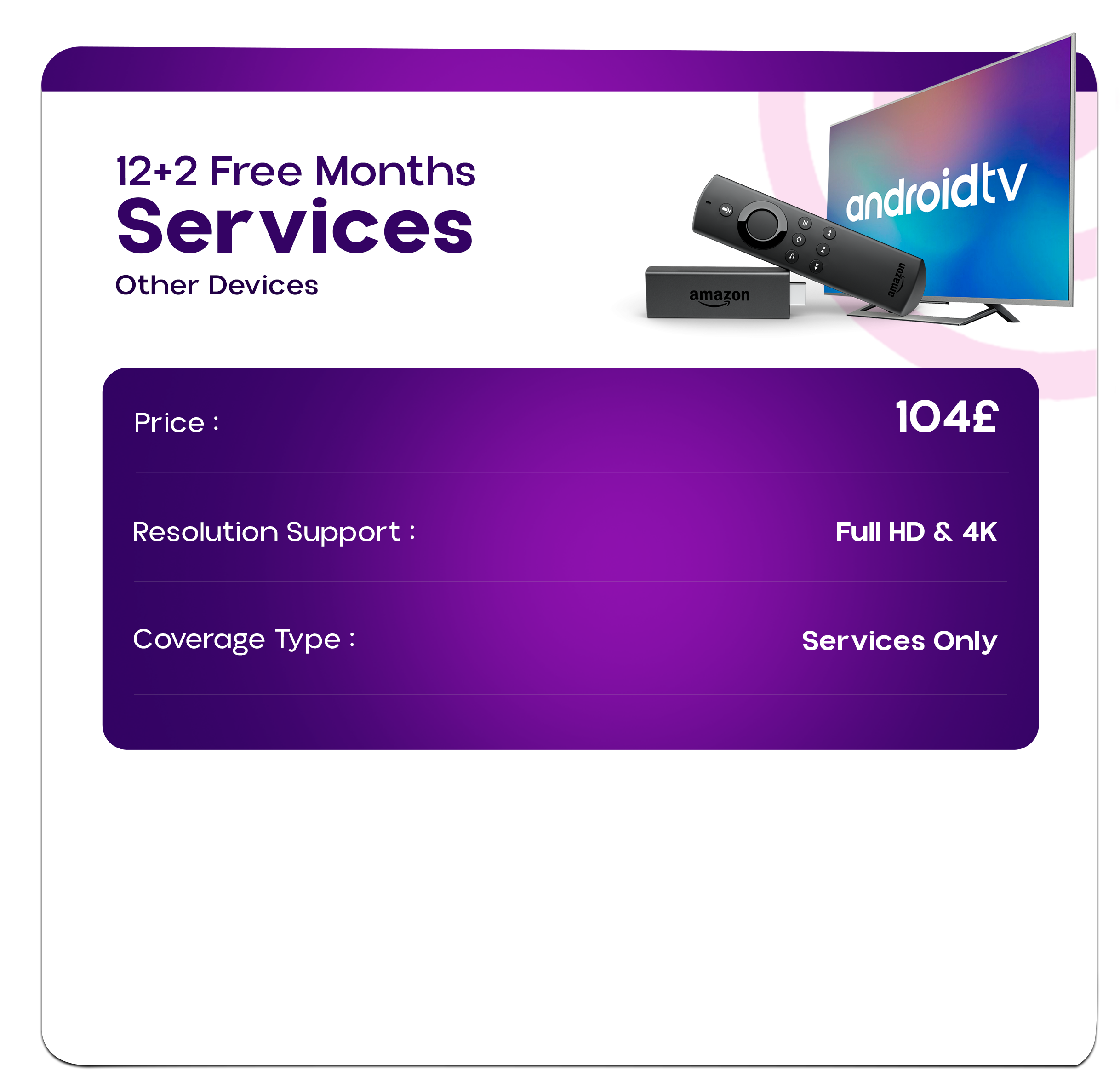 Renewal 12 + 2 free months Services (other devices)