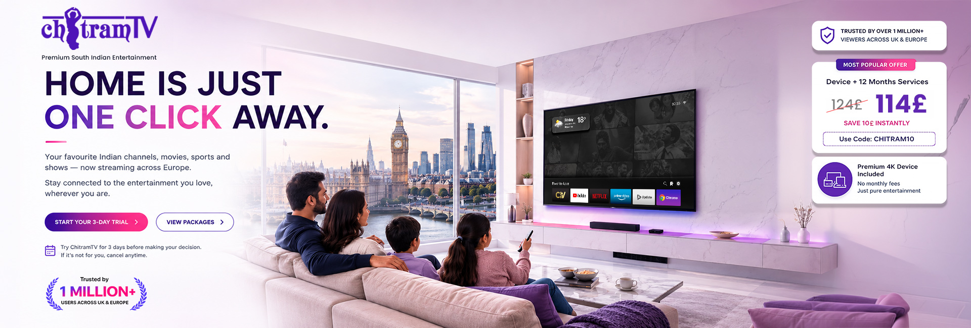 Chitram IPTV UK | Live IPL, Movies & Indian TV Channels in HD